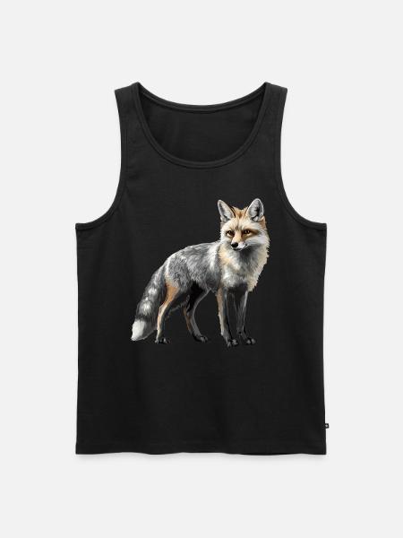 Graufüchse Graufuchs - Männer Premium Bio Tank Top - Schwarz
