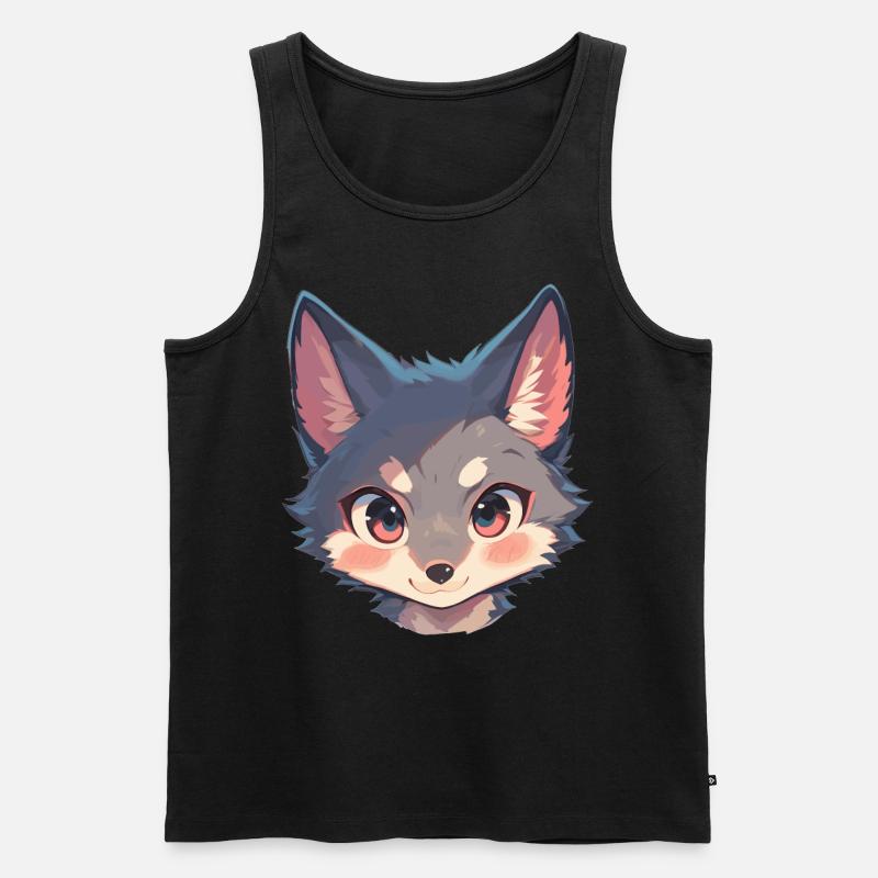 Graufüchse Graufuchs - Männer Premium Bio Tank Top - Schwarz