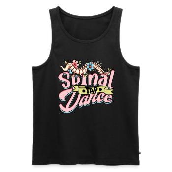 Chiropractor Physiotherapist Spinal Tap Dance - Men's Premium Organic Tank Top - black - Front - Michal (187cm)