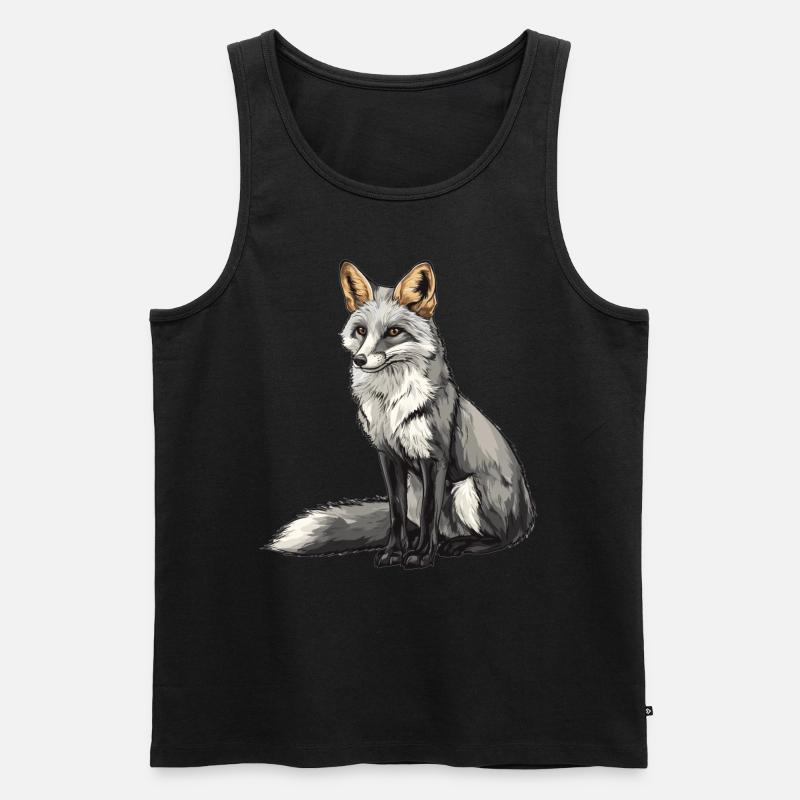 Graufüchse Graufuchs - Männer Premium Bio Tank Top - Schwarz