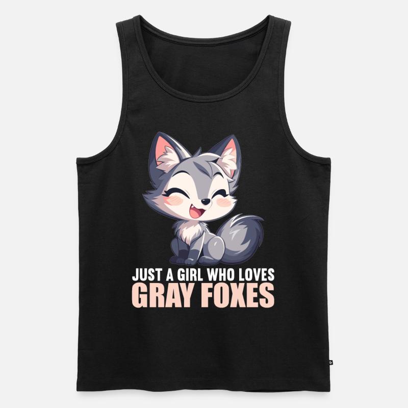 Graufüchse Graufuchs - Männer Premium Bio Tank Top - Schwarz