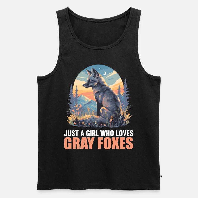 Graufüchse Graufuchs - Männer Premium Bio Tank Top - Schwarz