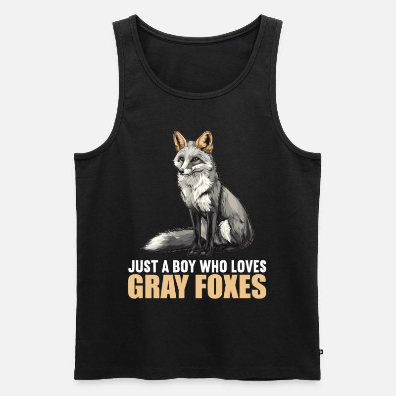 Graufüchse Graufuchs - Männer Premium Bio Tank Top - Schwarz