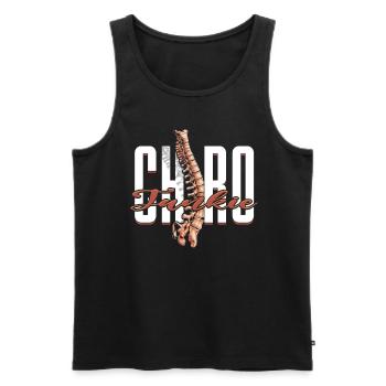 Chiropractor Physiotherapist - Men's Premium Organic Tank Top - black - Front - Michal (187cm)