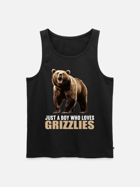 grizzly bears Grizzly bear - Men's Premium Organic Tank Top - black