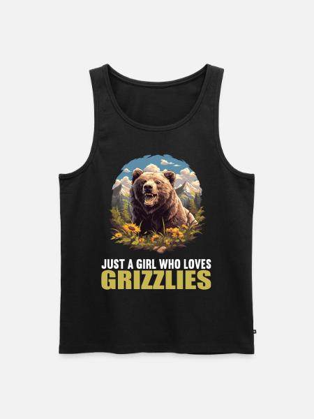 grizzly bears Grizzly bear - Men's Premium Organic Tank Top - black