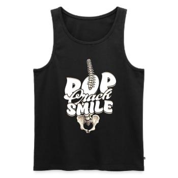 Chiropractor Physiotherapist - Men's Premium Organic Tank Top - black - Front - Michal (187cm)