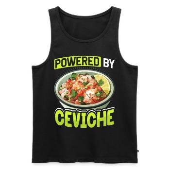 Seafood Peruvian Ceviche - Männer Premium Bio Tank Top - Schwarz - Vorne - AI Model Male 178 light (178cm)