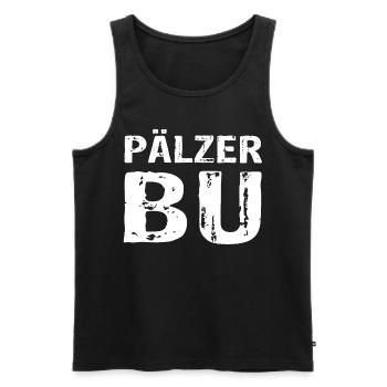 Pälzer Bub - Männer Premium Bio Tank Top - Schwarz - Vorne - AI Model Male 178 light (178cm)