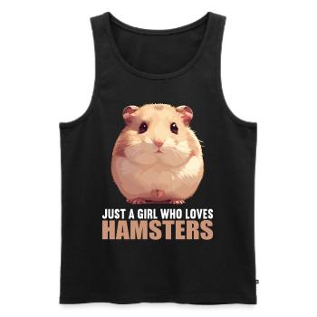 Hamster - Débardeur bio Premium Homme - noir - Devant - Michal (187cm)