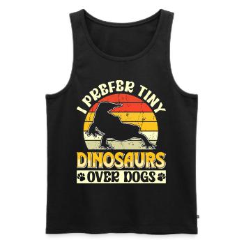 Molch - Männer Premium Bio Tank Top - Schwarz - Vorne - AI Model Male 178 light (178cm)