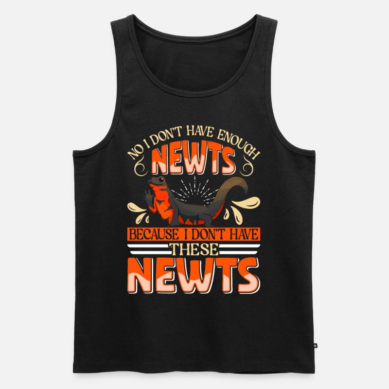 Molch - Männer Premium Bio Tank Top - Schwarz