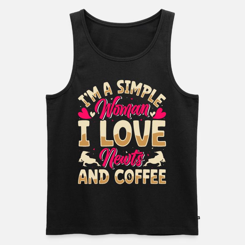 Molch - Männer Premium Bio Tank Top - Schwarz
