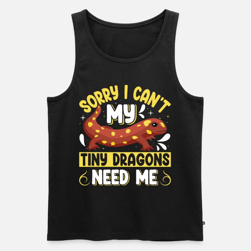 Newt - Men's Premium Organic Tank Top - black