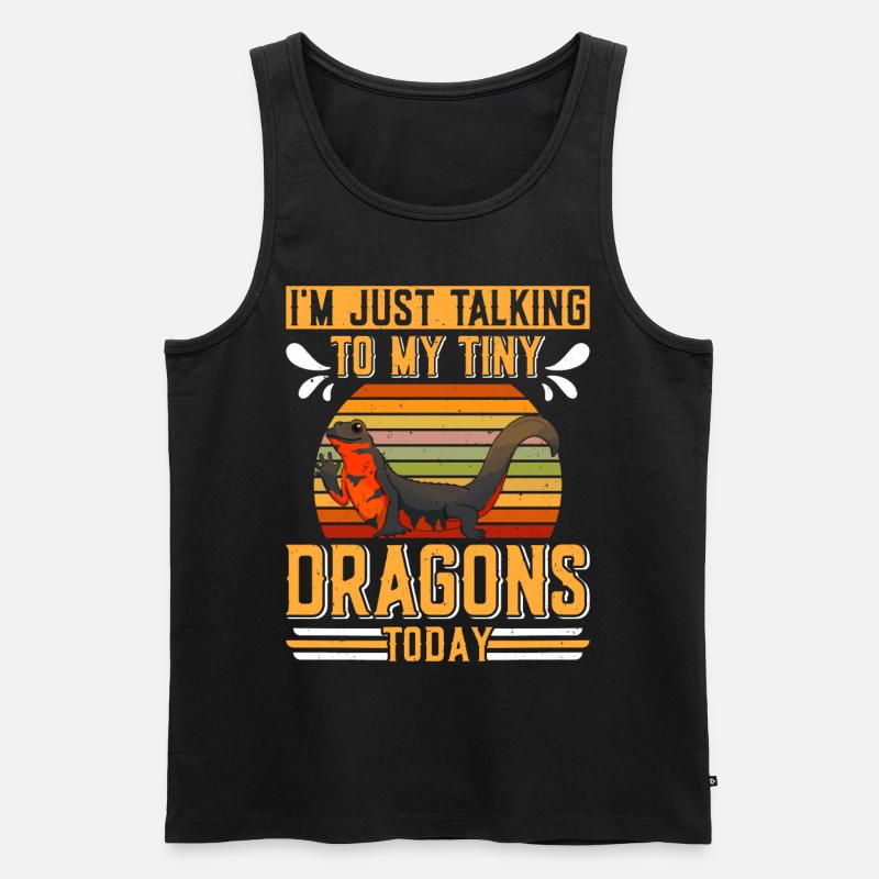 Newt - Men's Premium Organic Tank Top - black