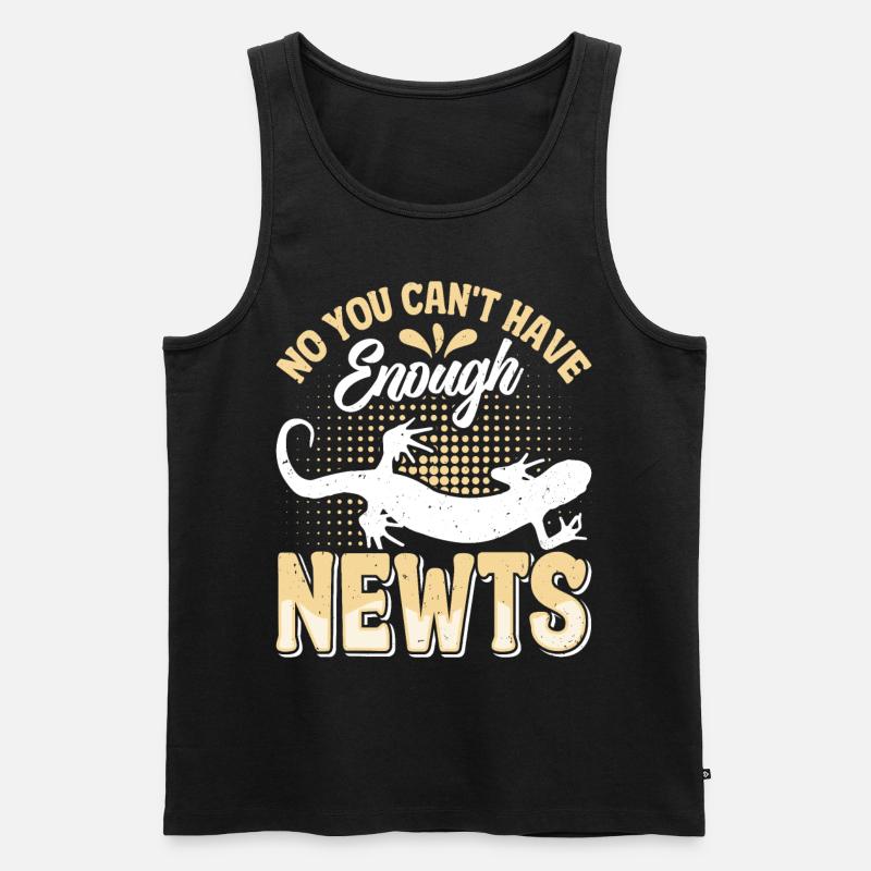 Molch - Männer Premium Bio Tank Top - Schwarz