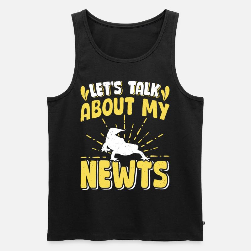 Newt - Men's Premium Organic Tank Top - black