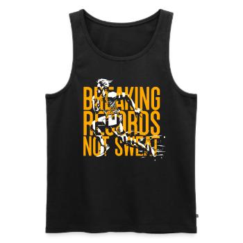 Sprint Athletics Sprint - Men's Premium Organic Tank Top - black - Front - AI Model Male 178 light (178cm)