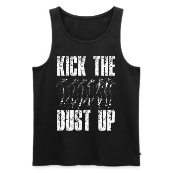 Line Dance Country Musik Cowboy Linedance - Männer Premium Bio Tank Top - Schwarz - Vorne - Michal (187cm)