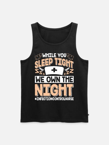 Caregiver Infection Control - Men's Premium Organic Tank Top - black