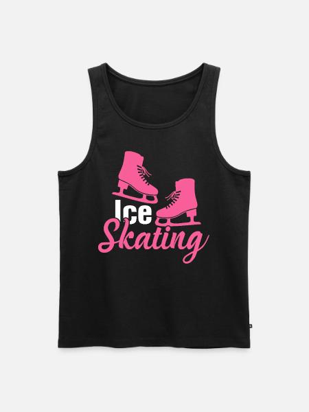 skating skating Figure skating - Men's Premium Organic Tank Top - black