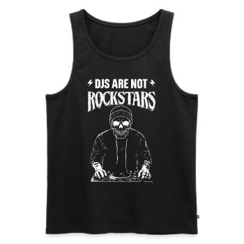 DJ-Zubehör für Plattenspieler DJ-Partygeschenke - Männer Premium Bio Tank Top - Schwarz - Vorne - AI Model Male 178 light (178cm)