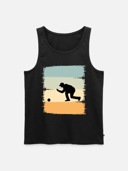 Boule Boccia Boule player - Men's Premium Organic Tank Top - black