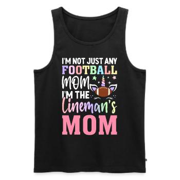 Not just any football mother, but the - Men's Premium Organic Tank Top - black - Front - Michal (187cm)