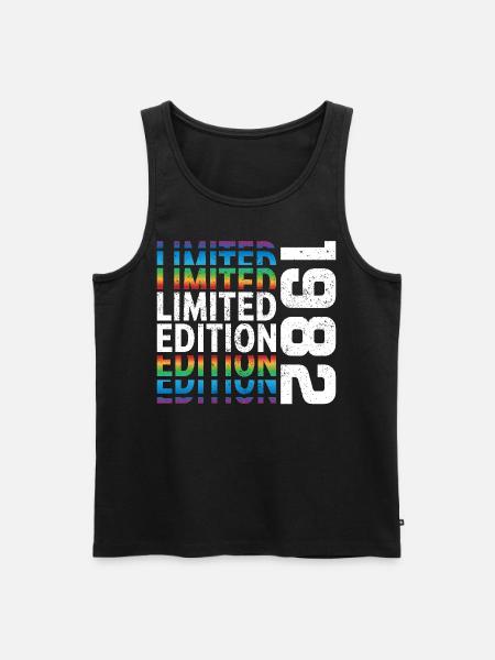 Limited Edition 1982 - Men's Premium Organic Tank Top - black