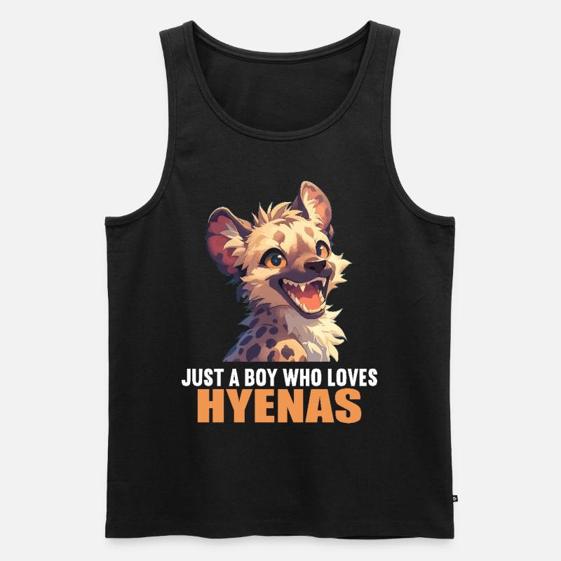 Hyänen Hyäne - Männer Premium Bio Tank Top - Schwarz
