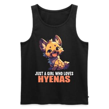 Hyena Hyena - Men's Premium Organic Tank Top - black - Front - AI Model Male 178 light (178cm)