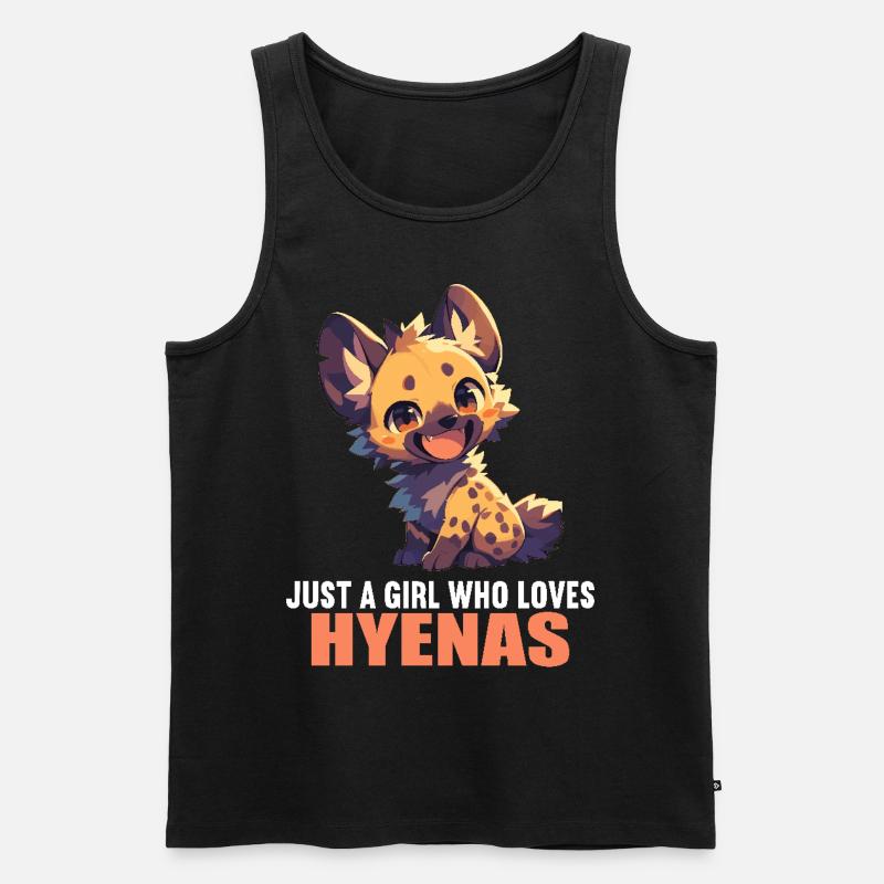 Hyänen Hyäne - Männer Premium Bio Tank Top - Schwarz