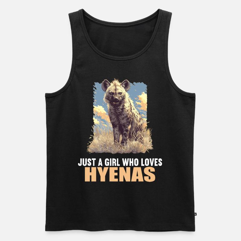 Hyänen Hyäne - Männer Premium Bio Tank Top - Schwarz