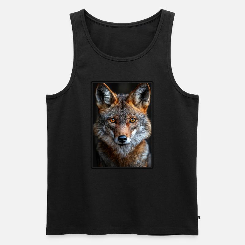 Schakale Schakal - Männer Premium Bio Tank Top - Schwarz