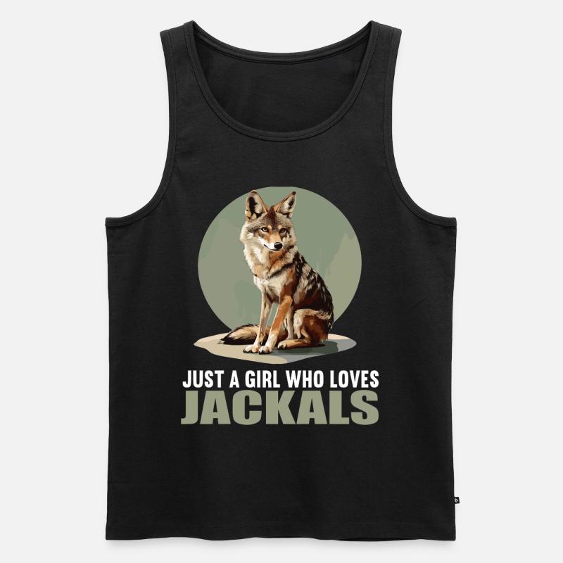 Schakale Schakal - Männer Premium Bio Tank Top - Schwarz