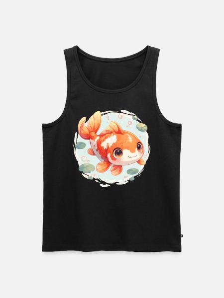 Kois Koi Karpfen - Männer Premium Bio Tank Top - Schwarz