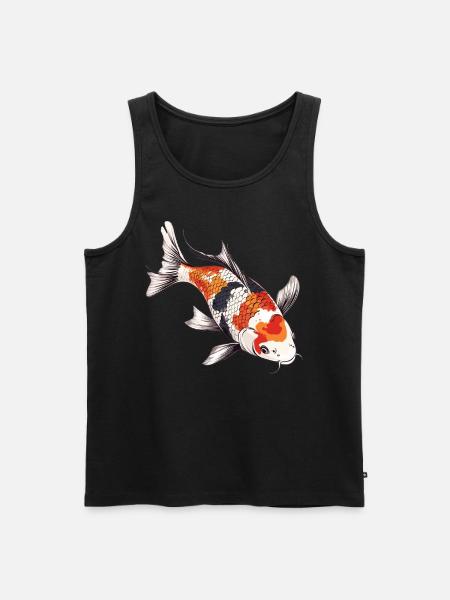 Koi Koi Carp - Men's Premium Organic Tank Top - black