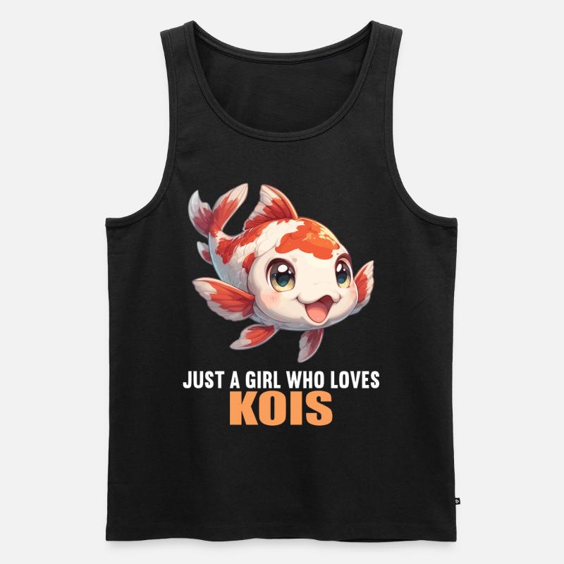 Kois Koi Karpfen - Männer Premium Bio Tank Top - Schwarz