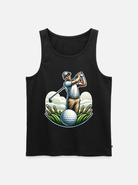 Golfe - Débardeur bio Premium Homme - noir
