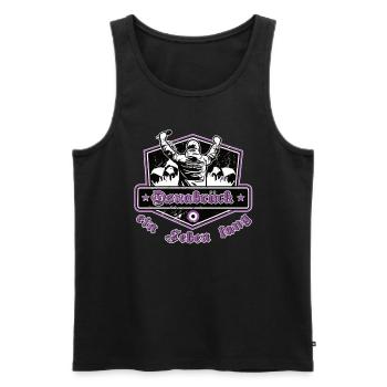 Osnabrück ein Leben Lang No II - Männer Premium Bio Tank Top - Schwarz - Vorne - Michal (187cm)