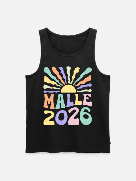 Malle 2026 - Men's Premium Organic Tank Top - black