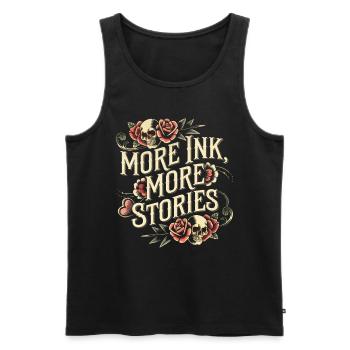Tattoo Studio Tattoo Artist Tattoo Ideen - Männer Premium Bio Tank Top - Schwarz - Vorne - AI Model Male 178 light (178cm)
