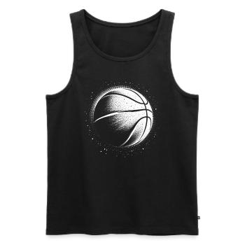 Basketball Basketball player - Men's Premium Organic Tank Top - black - Front - Michal (187cm)