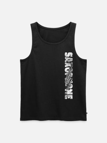 Saxophones Saxophones - Men's Premium Organic Tank Top - black