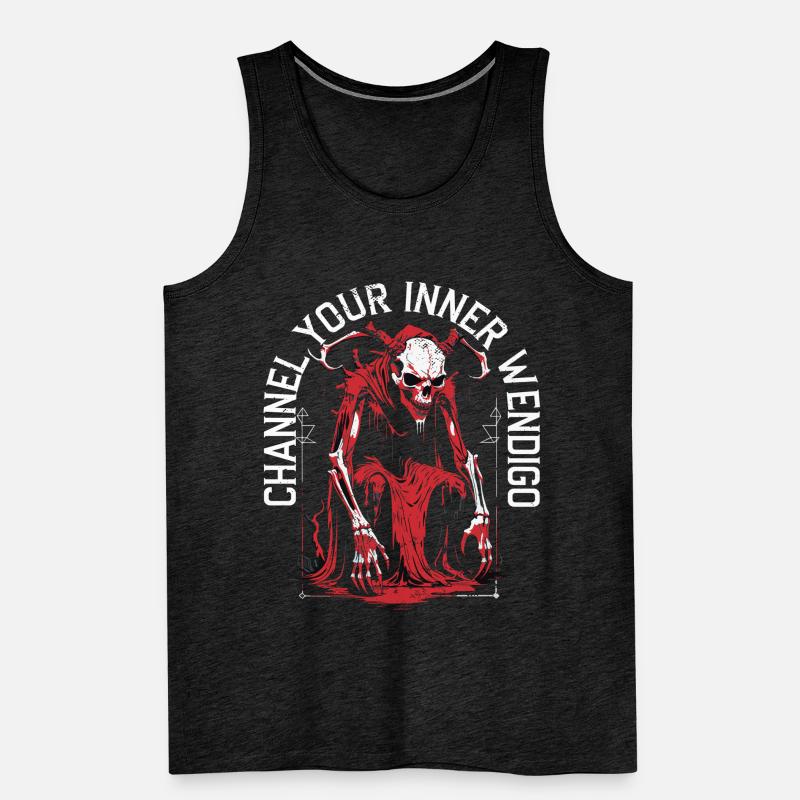 Wendigo Kryptide Cryptid Männer Premium Bio Tank Top