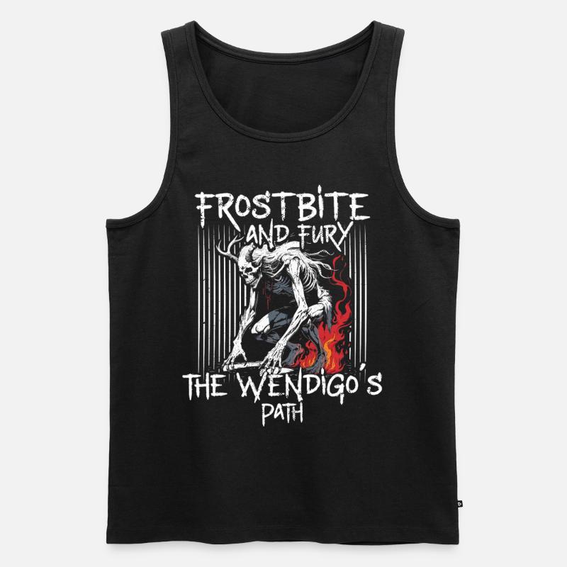 Wendigo Kryptide Cryptid - Men's Premium Organic Tank Top - black