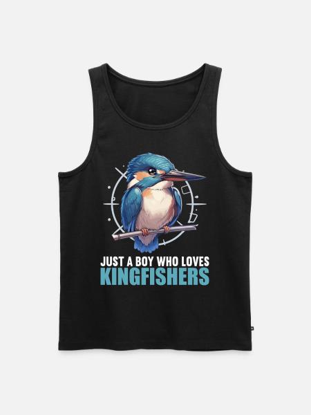 Kingfishers Kingfisher - Men's Premium Organic Tank Top - black