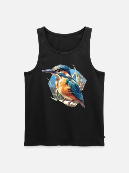 Kingfishers Kingfisher - Men's Premium Organic Tank Top - black