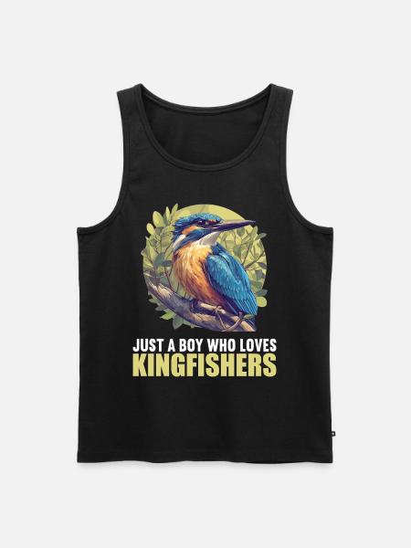 Kingfishers Kingfisher - Men's Premium Organic Tank Top - black