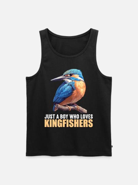 Kingfishers Kingfisher - Men's Premium Organic Tank Top - black